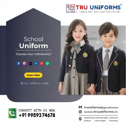 Cotton School Uniforms, Color : Multicolor Medium