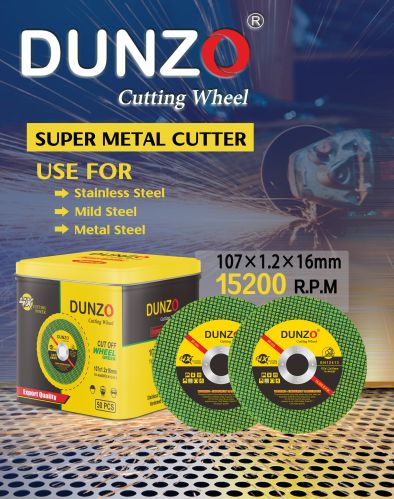 Aluminum Oxide Cutting Wheel, Brand Name : DUNZO 4', 4\'