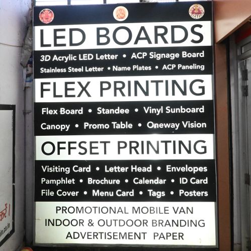 Led sign board, Shape : Rectengular, Square
