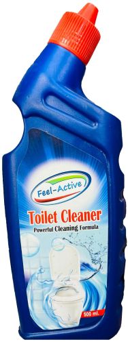 Toilet cleaner, Packaging Type : Blue, Form : Liquid