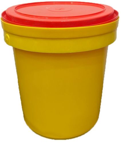 Plain 2kg HDPE Grease Bucket, Color : Multicolor