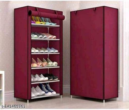 Plastic Shoe Rack, Packaging Type : Red