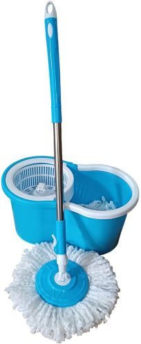 Polished HDPE Plain Mop Buckets, Packaging Type : Blue, White