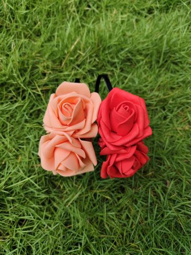  Form Sheet Artificial Flower Hair Bow Standard