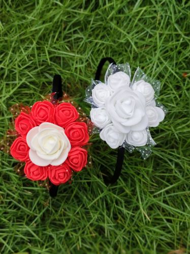 Red and White Hair Compo Standard Hand-made