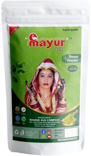 Natural henna powder, Packaging Type : Light Green