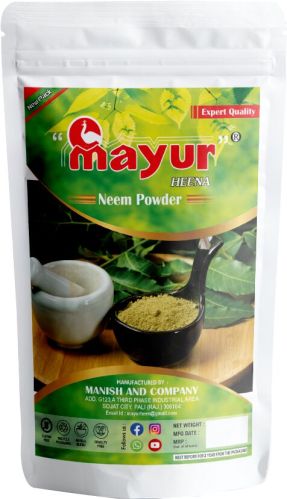 Organic Neem Powder, Color : Green For Herbal Medicines