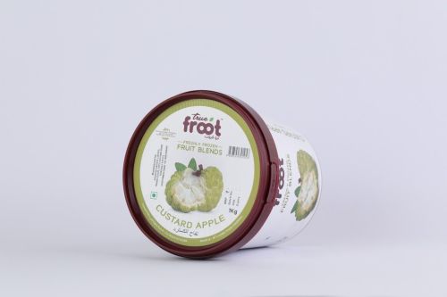 Organic frozen custard apple pulp, Brand Name : Truefroot