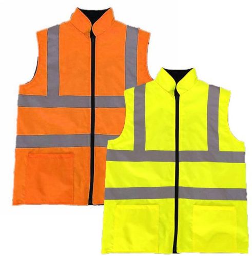Plain Safety Vest, Sleeve Type : Half Sleeves