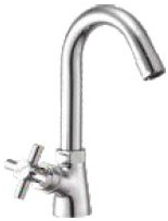 Ca 923 Swan Neck Pillar Cock, Packaging Type : Box For Bathroom Fittings