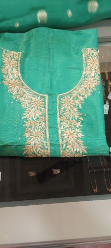 Hand Embroidery Suits, Packaging Type : Green