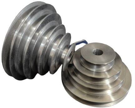 Polished Stainless Steel Pulleys, Shape : Round