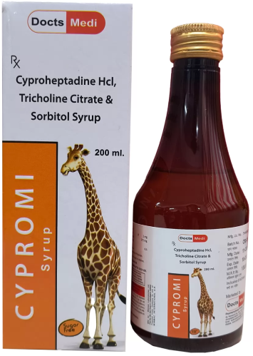 Cypromi Syrup, Sealing Type : Double Seal, Bottle Size : 200ML