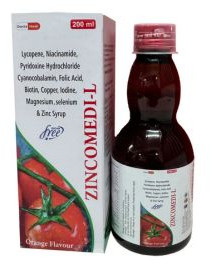 Zincomedi-l Syrup 200ml, Form : Liquid