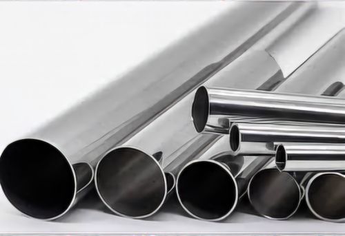 Polished 202 Stainless Steel Round Pipe, Length : 10-20 Feet