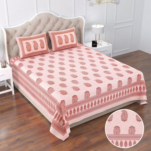 Printed King Size Bed Sheets Multisizes for Home, Hotel