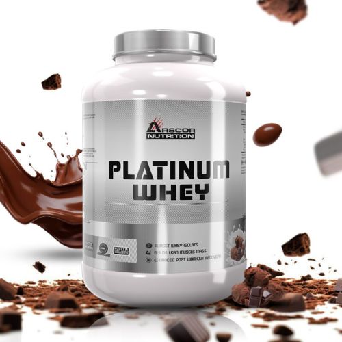 Whey Platinum Whey Protein, Form : Powder for Weight Gain