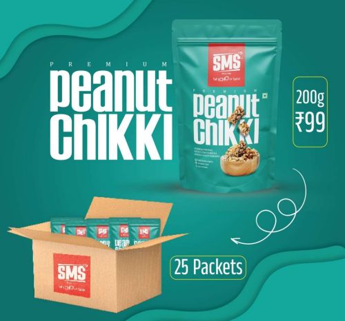 Organic Groundnuts Peanut Chikki, Packaging Type : Brownish for Eating