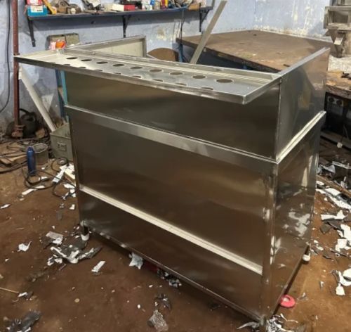 Tea Stall Counter, Packaging Type : Silver