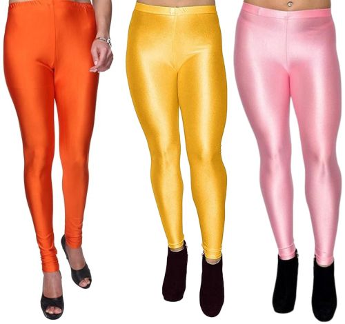 Polyester Shimmer Leggings, Length : 30 Inch, Gender : Ladies