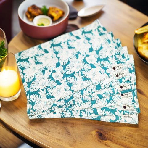 Coton Table Place Mats, Brand Name : Falguni 17x12 inches