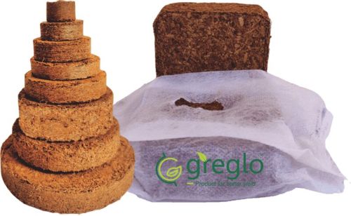 Coco Cubes And Coco Disc, Brand Name : Greglo, Moisture : 2%