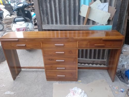 Plain Polished Teak Wood Antique Tables, Shape : Rectangular