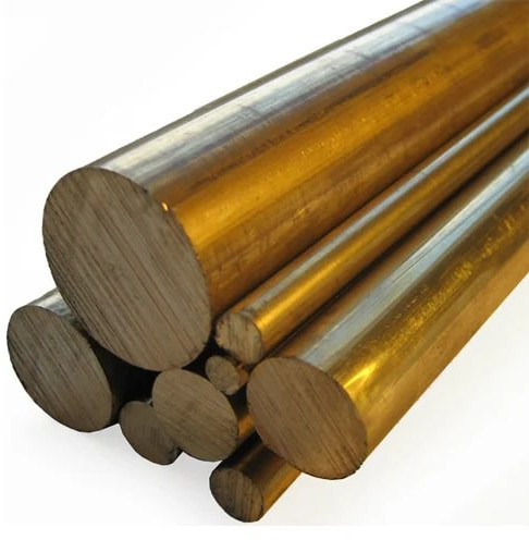 Solid Polished Industrial Brass Brazing Rods, Color : Golden