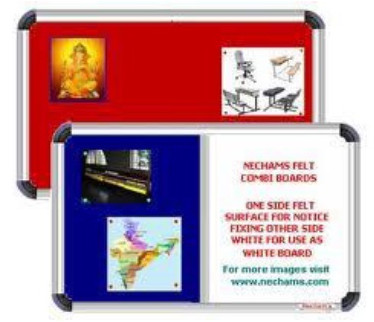 Fiber Notice Board, Shape : Square, Rectangular For School, Office, College