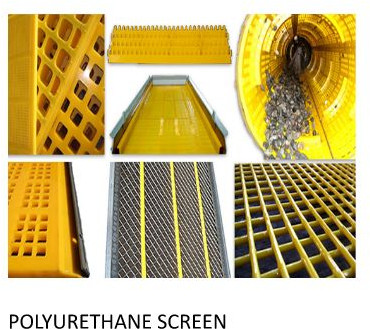 Polyurethane Screen, Color : Yellow for Construction Wire Mesh
