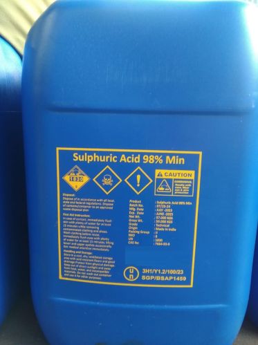 Concentrated Sulfuric Acid For Industrial Use