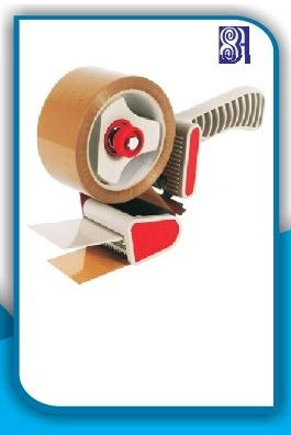 Manual Plastic Brown Tape Dispenser, Color : Gey, Red