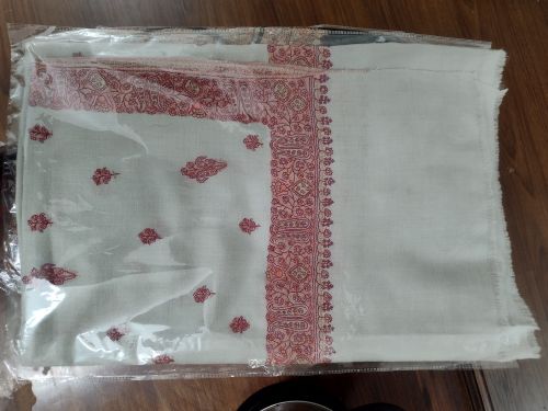 Embroidered Cashmere Shawls Modern, Brand Name : Kag