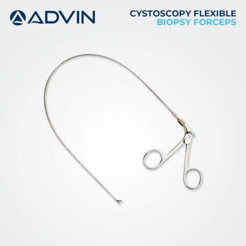 Advin Polished Stainless Steel Cystoscope Flexible Biopsy Forceps For Clinical, Hospital