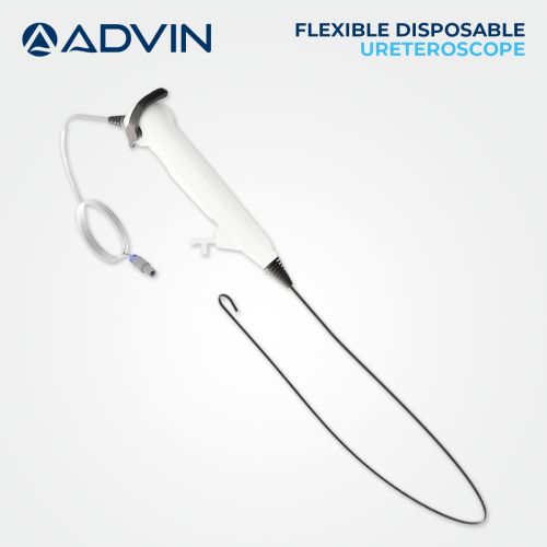 Electric Polished Flexible Disposable Ureteroscope For Clinical, Hospital