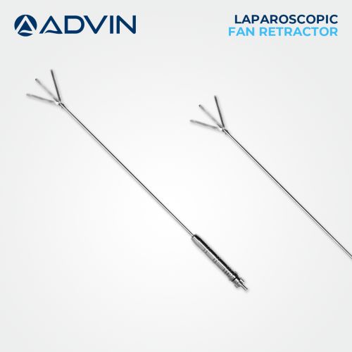Polished Stainless Steel Laparoscopic Needle Holder, Color : Silver