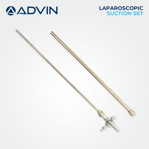 Advin Stainless Steel Laparoscopic Suction Irrigation SET For Hospital