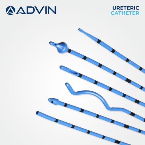 Advin PVC Ureteric Catheter, Certificate : ISO