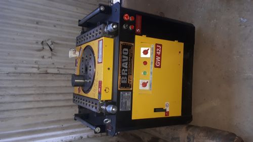 Semi Automatic TMT Bar Bending Machine, Color : Yellow