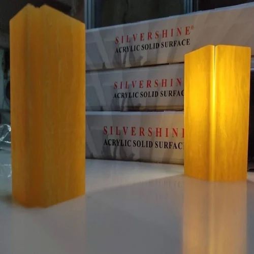 Golden Pearl Acrylic Solid Surface Sheet, Thickness : 8 Mm for Home