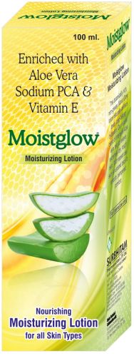 Surbhitam's Moist Glow Lotion, Color : White, Packaging Type : Plastic Box, Packaging Size : 100ml