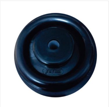 Polished Plastic Black Trolley Wheel, Shape : Round, Width : 20-30mm