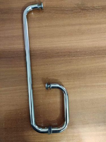 Polished Stainless Steel Shower Handle, Color : Silver For Bathroom