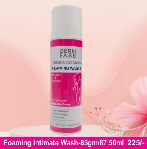 Derm Ease Foaming V Wash 60 GM/87 Ml Aerosol Can, Age Group : All Group