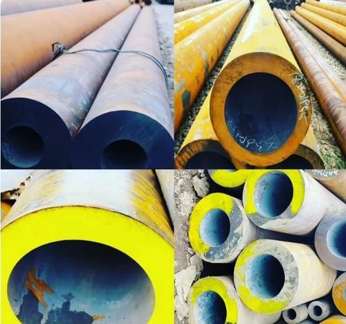 Non Poilshed Mild Steel Seamless Pipe, Brand Name : Bhagwati