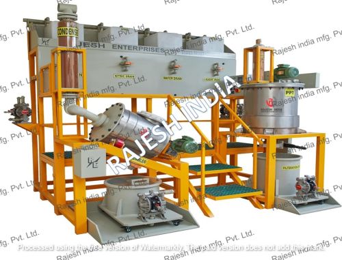 Electric 24 KW Automatic Tumbler Model Gold Refining Machine