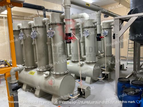 Electric Six Tower Scrubber, Color : Grey for Industrial Use