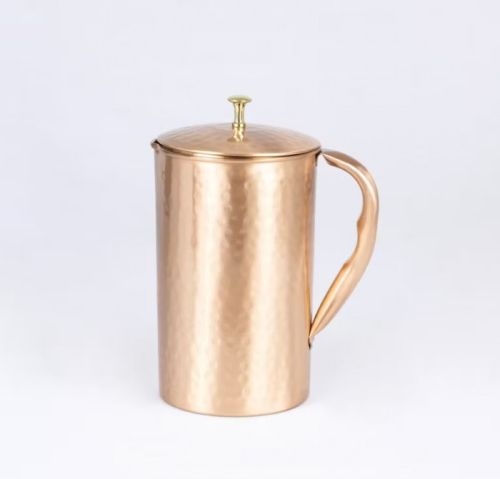 Copper Jugs, Shape : Round For Storing Water