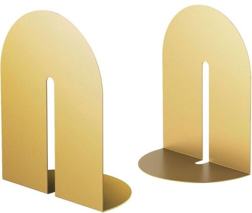 Plain Polished Brass Bookends Standard Common