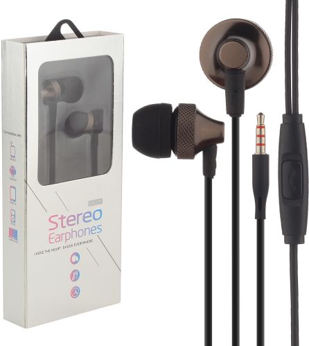 Plastic Mobile Stereo Earphone Yx 037, Packaging Type : Black